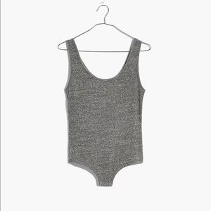 Madewell Heather Gray Tank Bodysuit